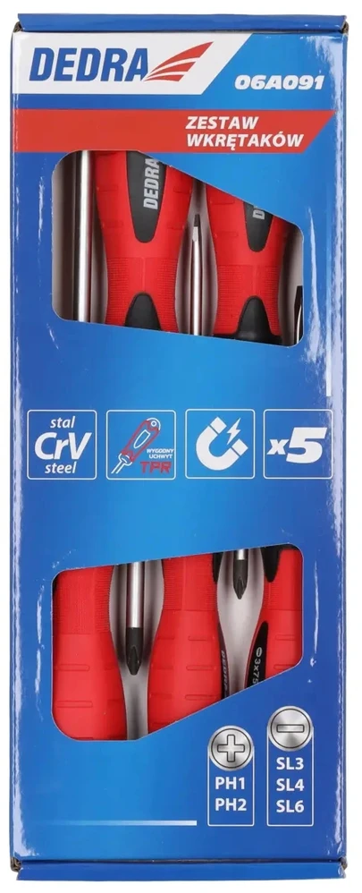 Dedra ilaidu rinkinys 5vnt CrV plienas
