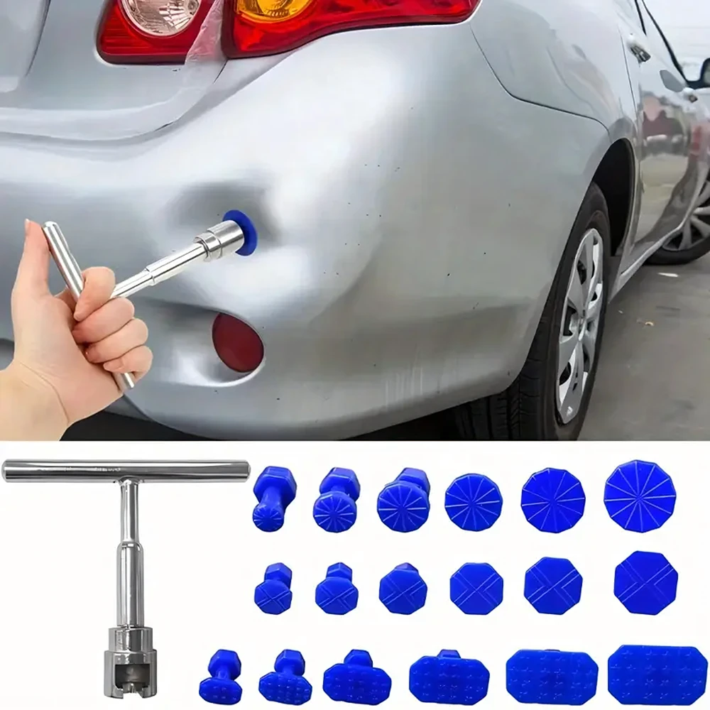 Zestaw Rinkinys Automobilio kėbulo įlenkimų šalinimo rinkinys su plaktuku ir 18 grybų