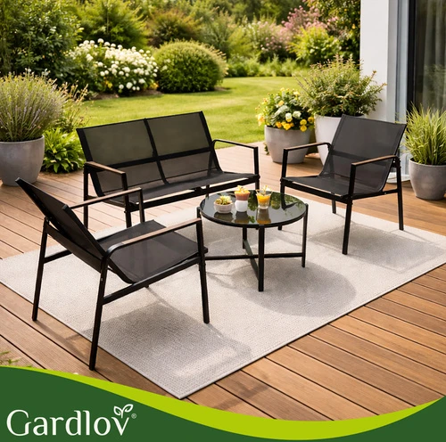 Balcony furniture set - 4 pieces Gardlov