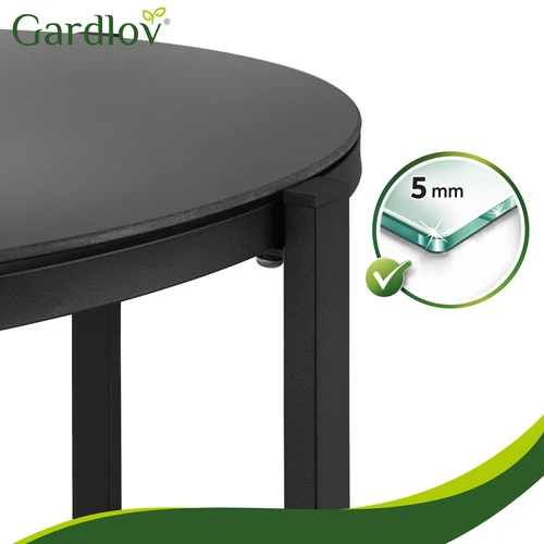 Balcony furniture set - 4 pieces Gardlov