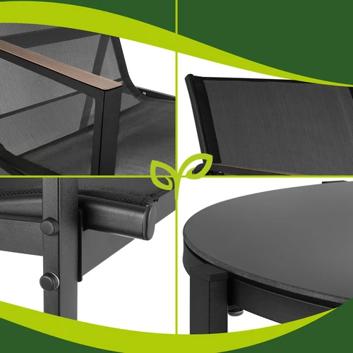 Balcony furniture set - 4 pieces Gardlov