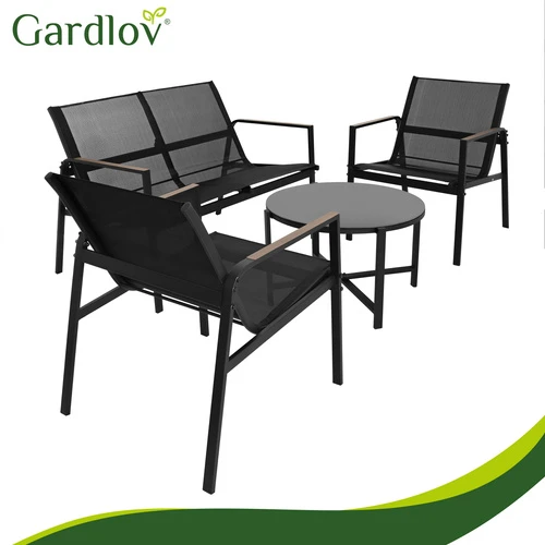 Balcony furniture set - 4 pieces Gardlov