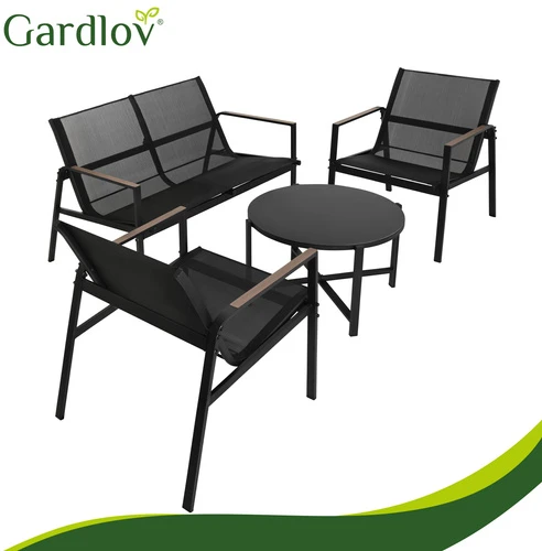 Balcony furniture set - 4 pieces Gardlov