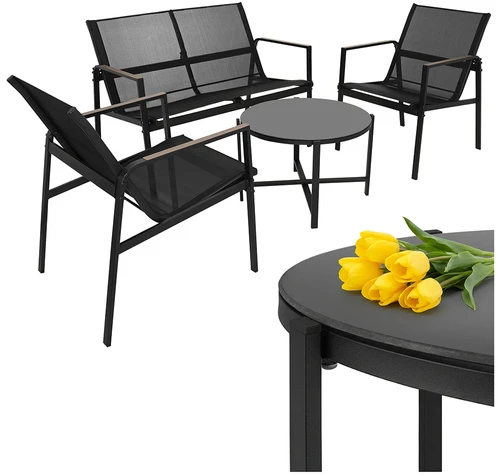 Balcony furniture set - 4 pieces Gardlov