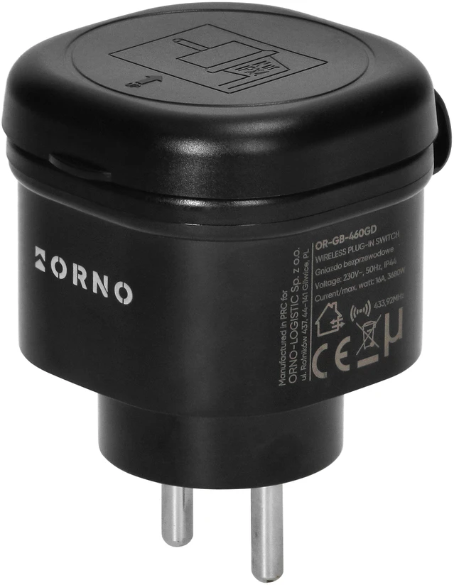 Orno Nuotoliniu pulteliu valdomų belaidžių mini kištukinių lizdų rinkinys 2+1 IP44 OR-GB-441