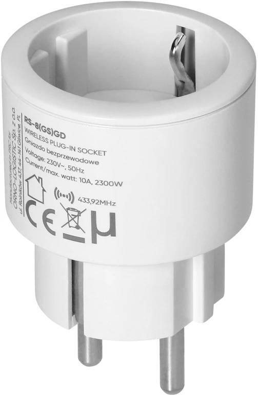 Orno Rinkinys Belaidžių MINI Schuko lizdų rinkinys, valdomas nuotoliniu būdu 3+1, 2300 W