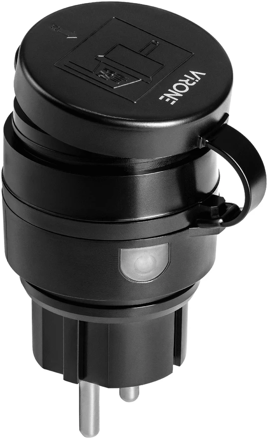 Orno Rinkinys Belaidžių MINI Schuko lizdų rinkinys, valdomas nuotoliniu būdu 2+1, 2300 W, IP44