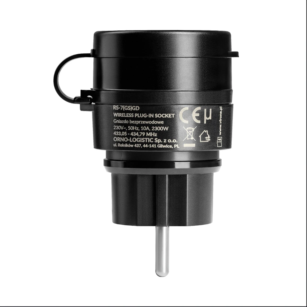 Orno Rinkinys Belaidžių MINI Schuko lizdų rinkinys, valdomas nuotoliniu būdu 2+1, 2300 W, IP44