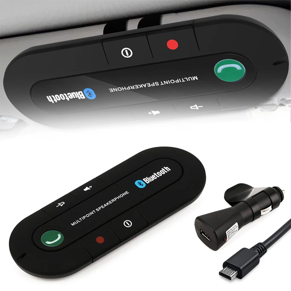 Zestaw Rinkinys „Bluetooth 5.0“ automobilinis laisvų rankų įranga -m012