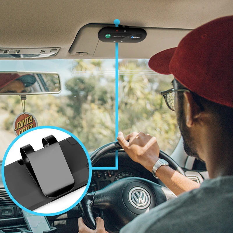 Zestaw Rinkinys „Bluetooth 5.0“ automobilinis laisvų rankų įranga -m012