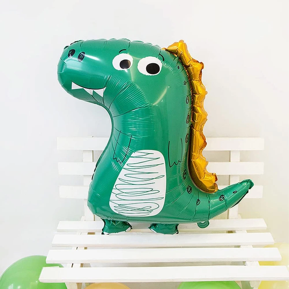 Zestaw Rinkinys Dinozaurų gimtadienio balionų rinkinys gimtadieniams, vakarėliams, 5 vnt.