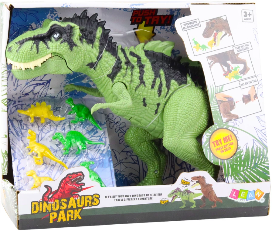 Zestaw Žaislų rinkinys su garsais ir mažais dinozaurais