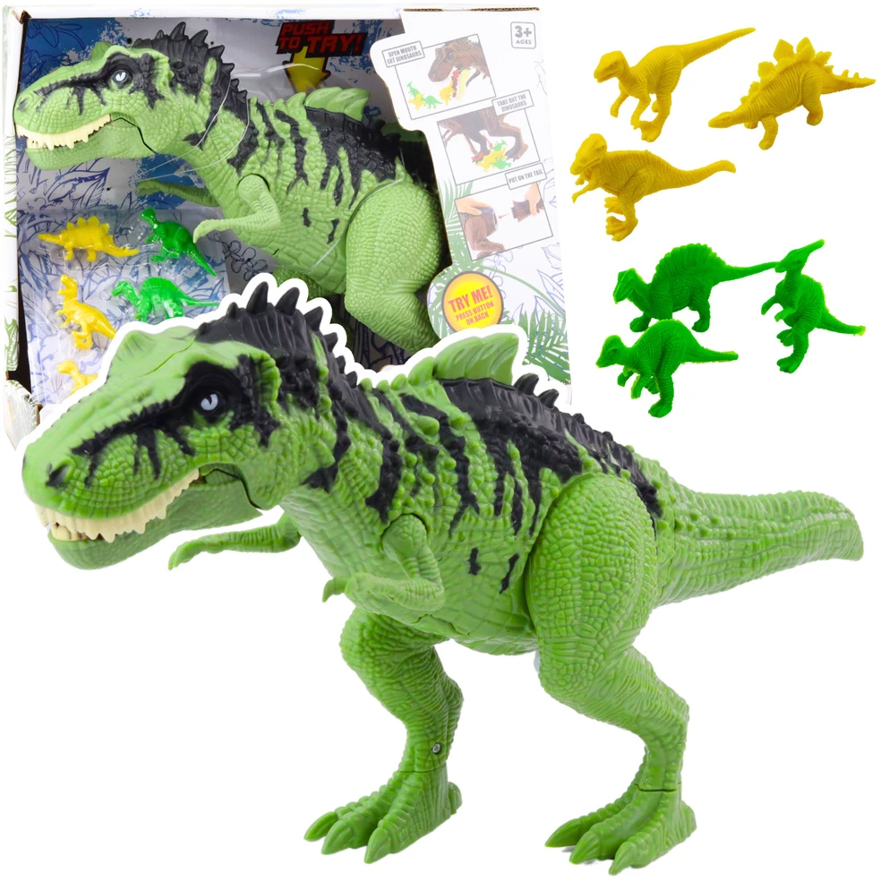 Zestaw Žaislų rinkinys su garsais ir mažais dinozaurais