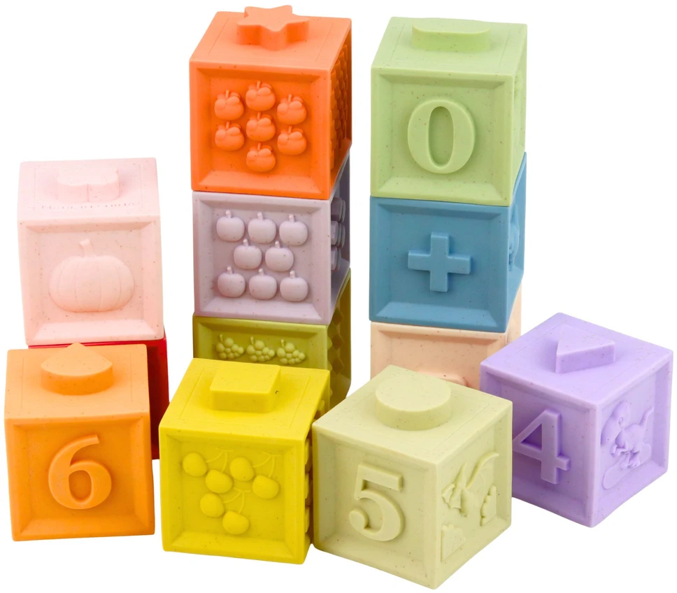 Lean Toys Kaladėlės 5 x 5 cm 12 vnt.