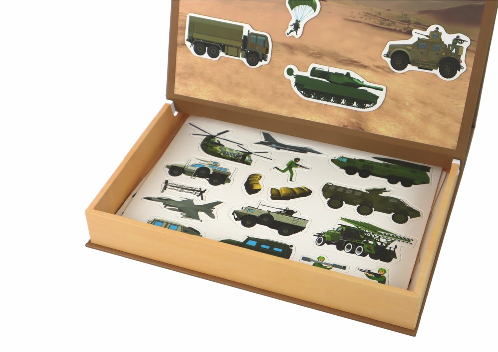 Magnetinė dėlionė vaikams Lean Toys su dykumos motyvu