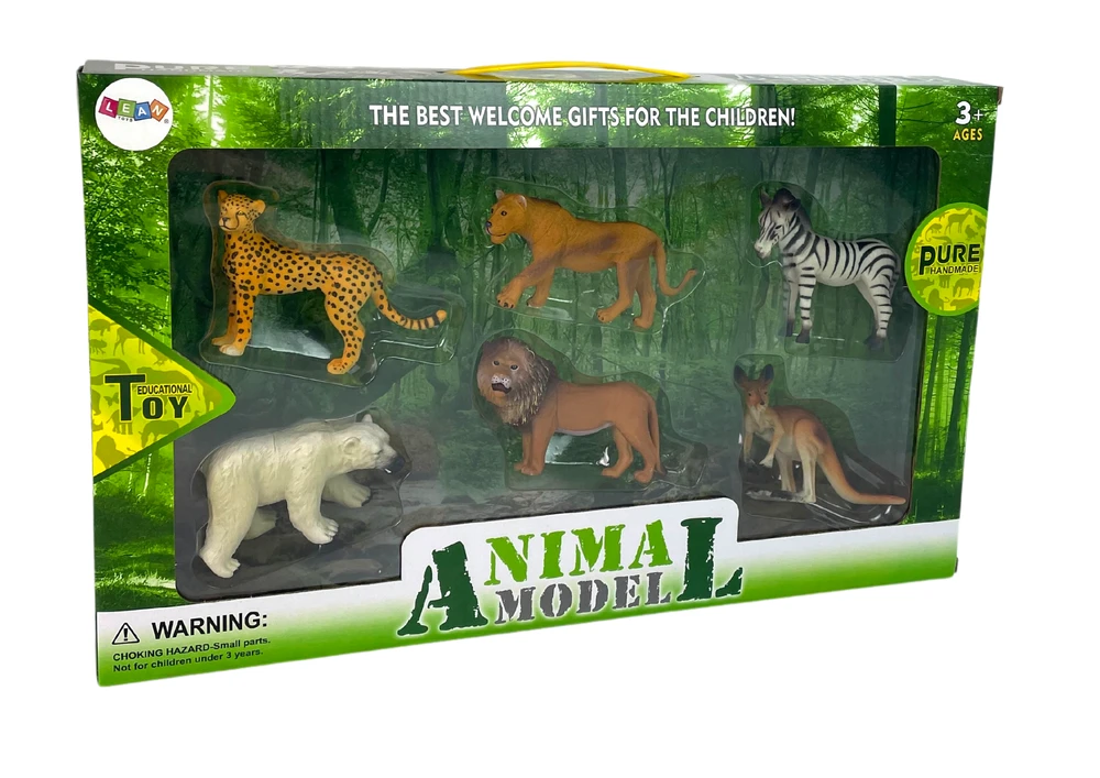 Figūrėlių rinkinys Afrikos gyvūnai Lean Toys