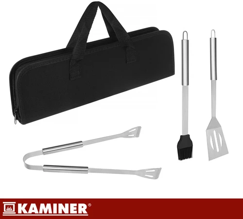 Grilio įrankių rinkinys - 3 vnt. Kaminer 27180