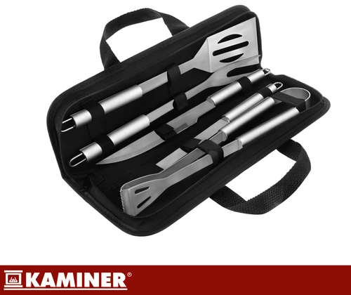 Grilio įrankių rinkinys - 5 vnt. Kaminer 27182
