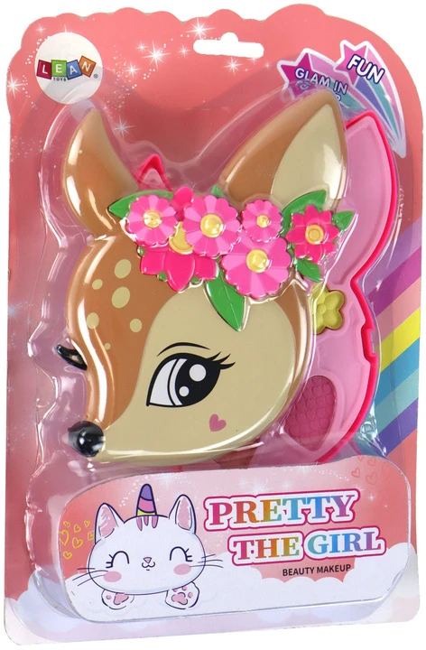 Lean Toys Grožio rinkinys - akių šešėlių paletė, LeanToys, elnias