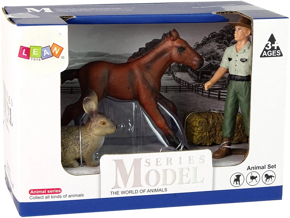 Gyvūnų figūrėlių rinkinys Lean Toys