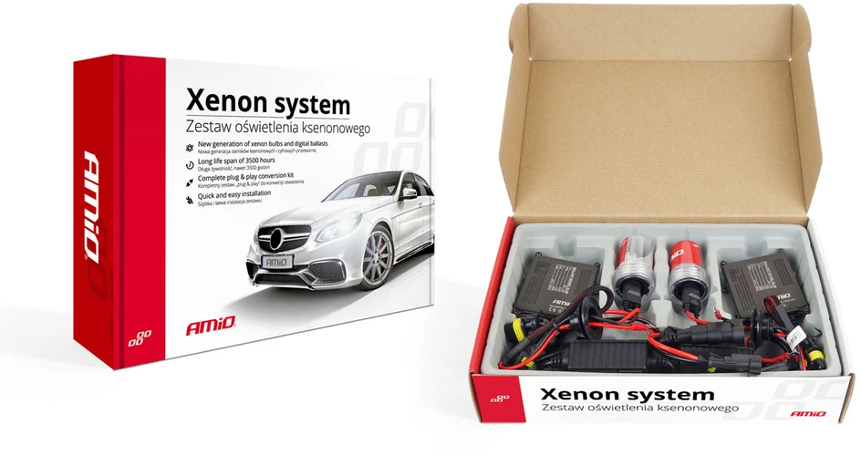 Xenon rinkinys S1068 CANBUS H7M (metalinis) 4300K, AMIO-01909
