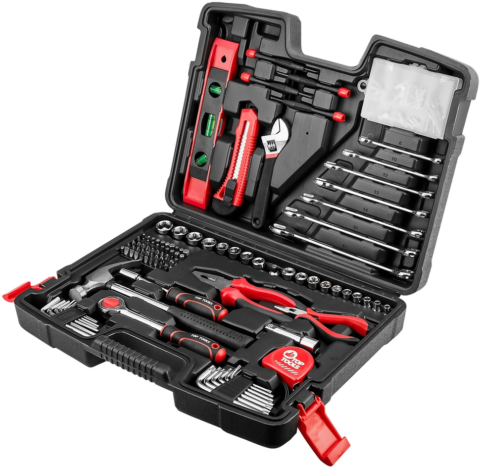 Top Tools Rinkinys Įrankių rinkinys 1/4", 3/8", 194 vnt.