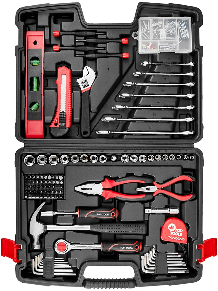 Top Tools Rinkinys Įrankių rinkinys 1/4", 3/8", 194 vnt.