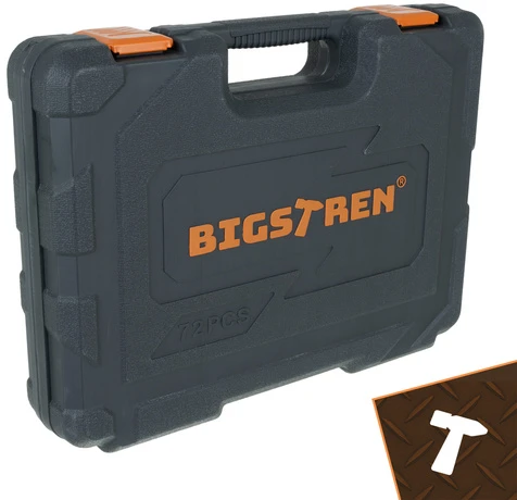 „Bigstren“ įrankių rinkinys 72 dalių dėkle. Bigstren 26846