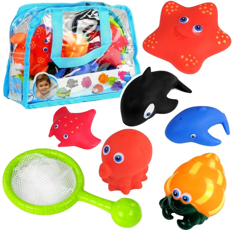 Lean Toys Guminiai vonios žaislai vaikams