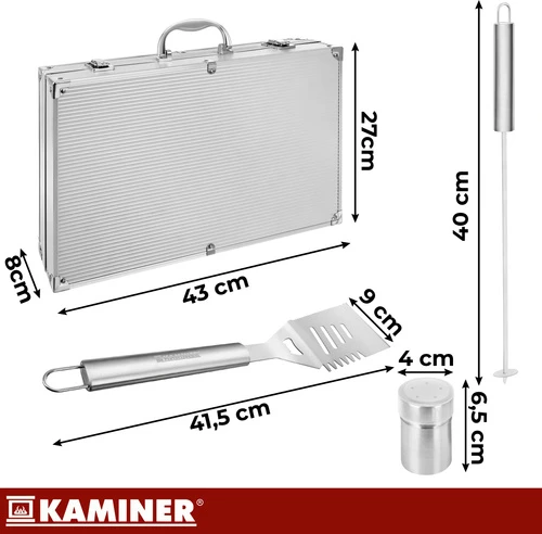 Kaminer grill utensil set - 26 pcs.