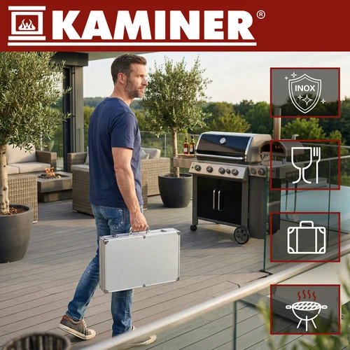 Kaminer grill utensil set - 26 pcs.
