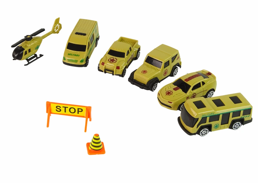 Lean Toys Vilkiko ir transporto priemonių rinkinys LeanToys