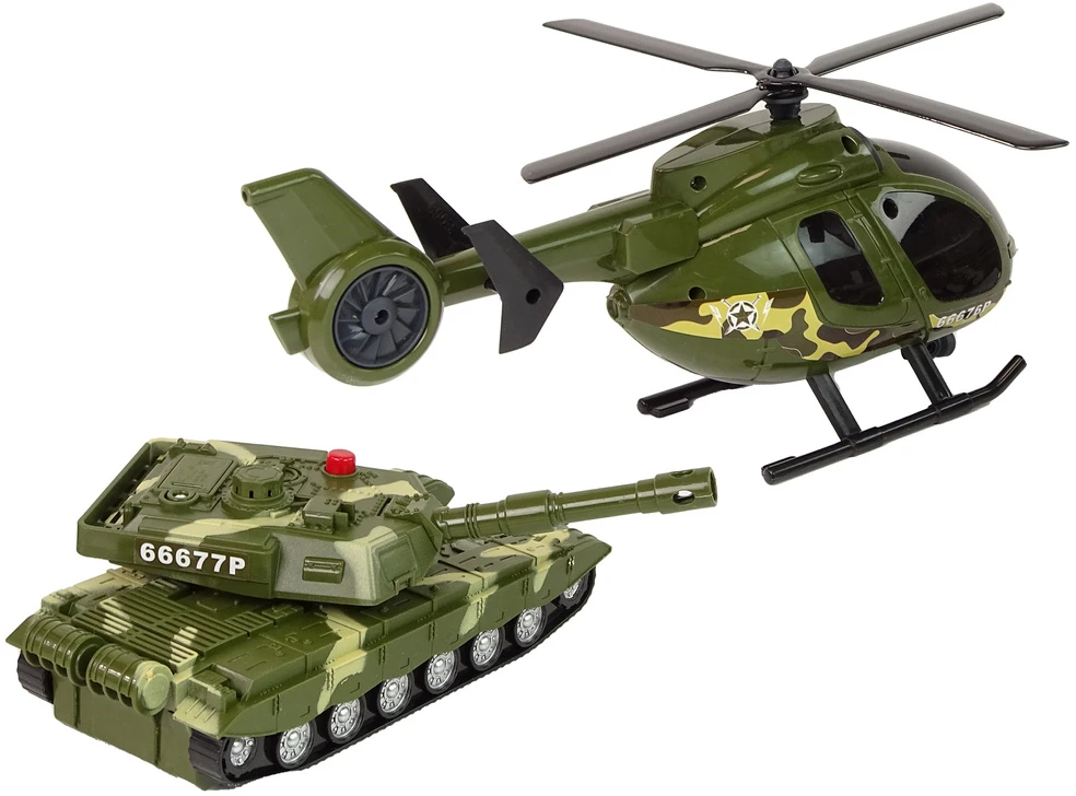 Žaislinis karinės technikoa rinkinys Lean Toys, 2 d.