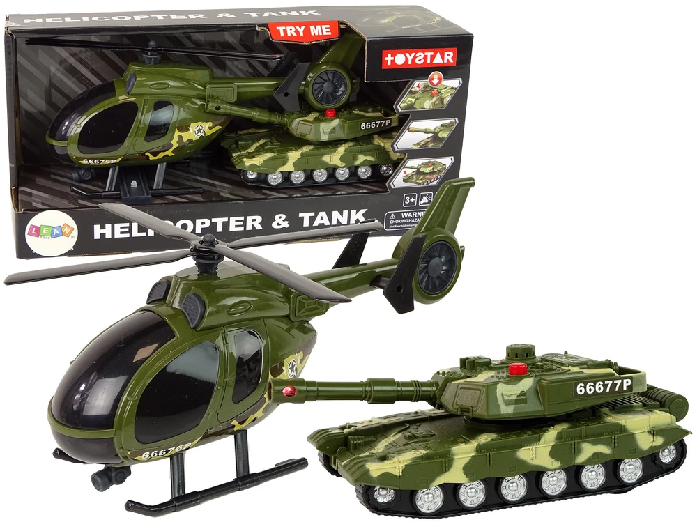 Žaislinis karinės technikoa rinkinys Lean Toys, 2 d.