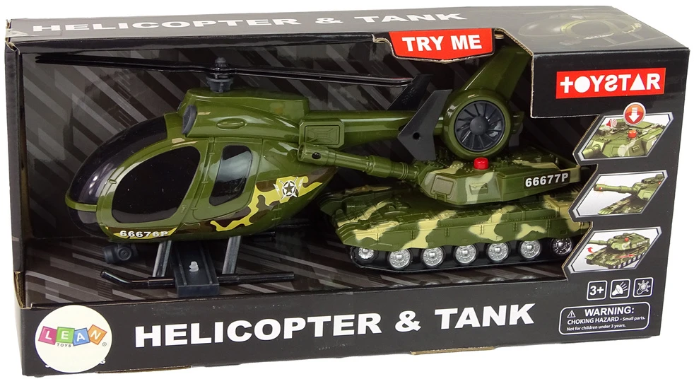 Žaislinis karinės technikoa rinkinys Lean Toys, 2 d.