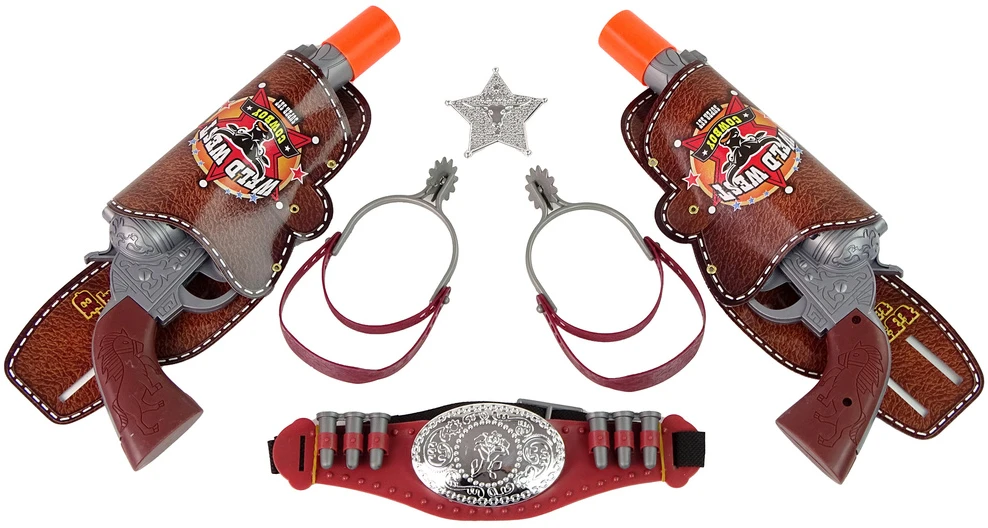 Kaubojaus šautuvų rinkinys Lean Toys Wild West Cowboy