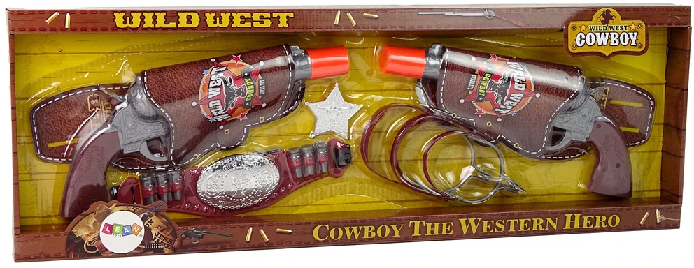 Kaubojaus šautuvų rinkinys Lean Toys Wild West Cowboy