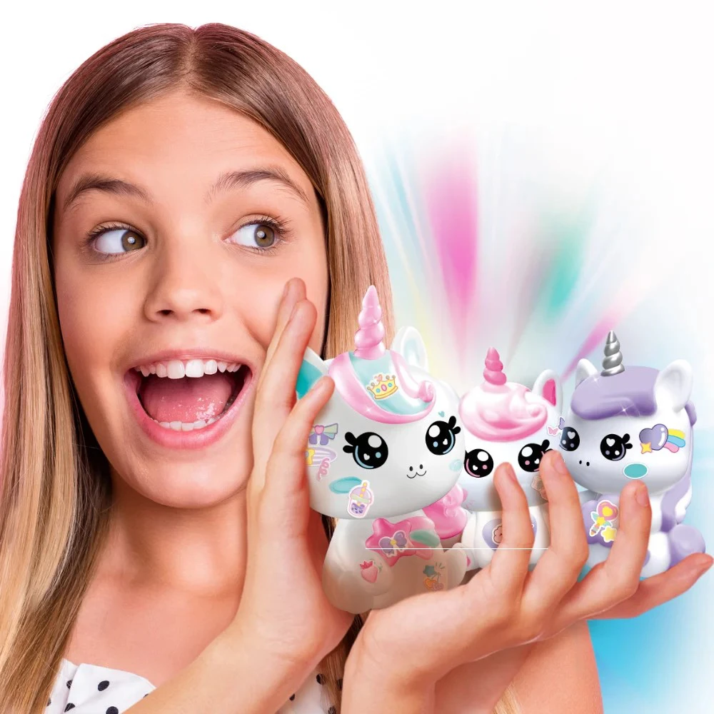 Epee Rinkinys Kawaii stiliaus vienaragių šeimos dekoracijų kūrybinis rinkinys