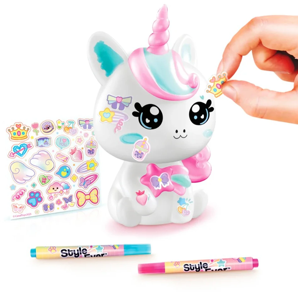 Epee Rinkinys Kawaii stiliaus vienaragių šeimos dekoracijų kūrybinis rinkinys