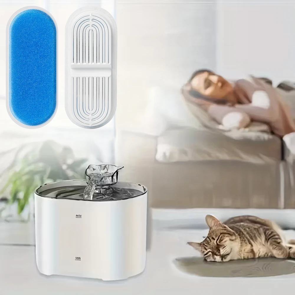 Zestaw Rinkinys Keičiamų filtrų rinkinys fontanams, geriamojo vandens fontanams, girdykloms šunims ir katėms, 8 vnt.