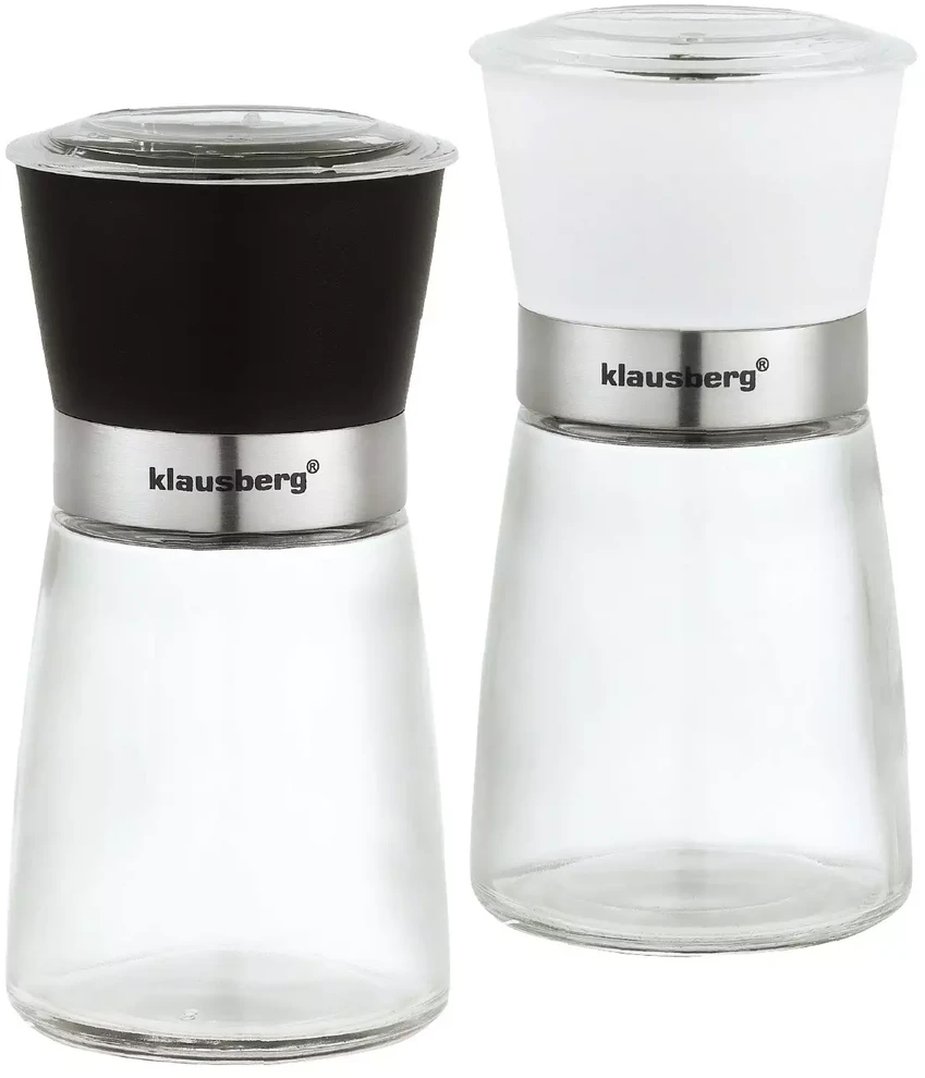 Rinkinys Klausberg pipirų ir druskos malūnėlių rinkinys