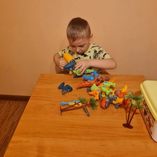 Kruzzel Vaikiškas konstruktoriaus rinkinys - dinozaurai 24723