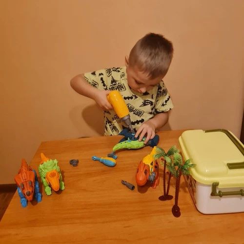 Kruzzel Vaikiškas konstruktoriaus rinkinys - dinozaurai 24723