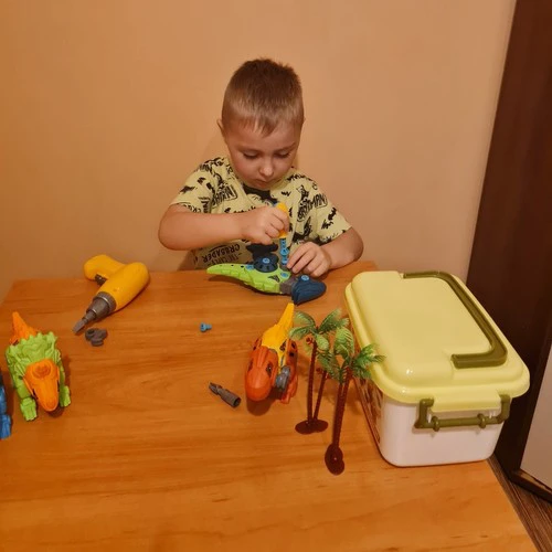 Kruzzel Vaikiškas konstruktoriaus rinkinys - dinozaurai 24723