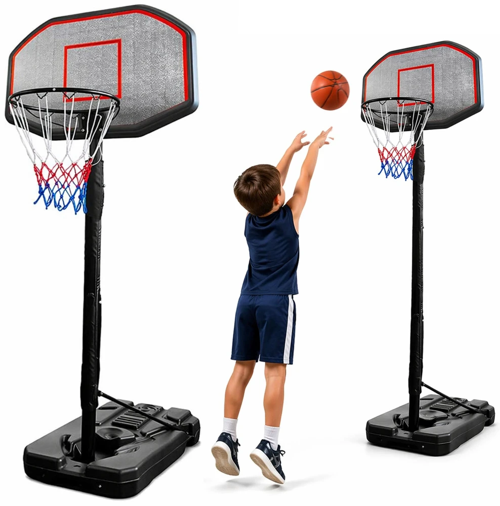Lean Sport Reguliuojamas krepšinio lankas, 200-300cm