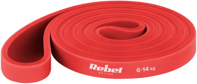 Latekso mankštos juostų rinkinys - Power Band PLs-2, 4-45 kg, 4 juostos, REBEL ACTIVE