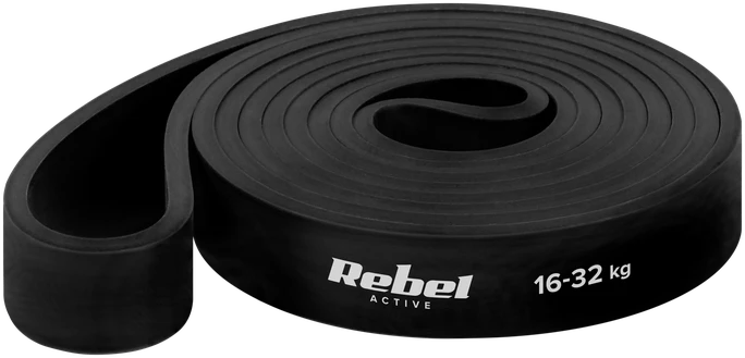 Latekso mankštos juostų rinkinys - Power Band PLs-2, 4-45 kg, 4 juostos, REBEL ACTIVE