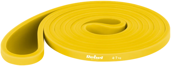 Latekso mankštos juostų rinkinys - Power Band PLs-2, 4-45 kg, 4 juostos, REBEL ACTIVE