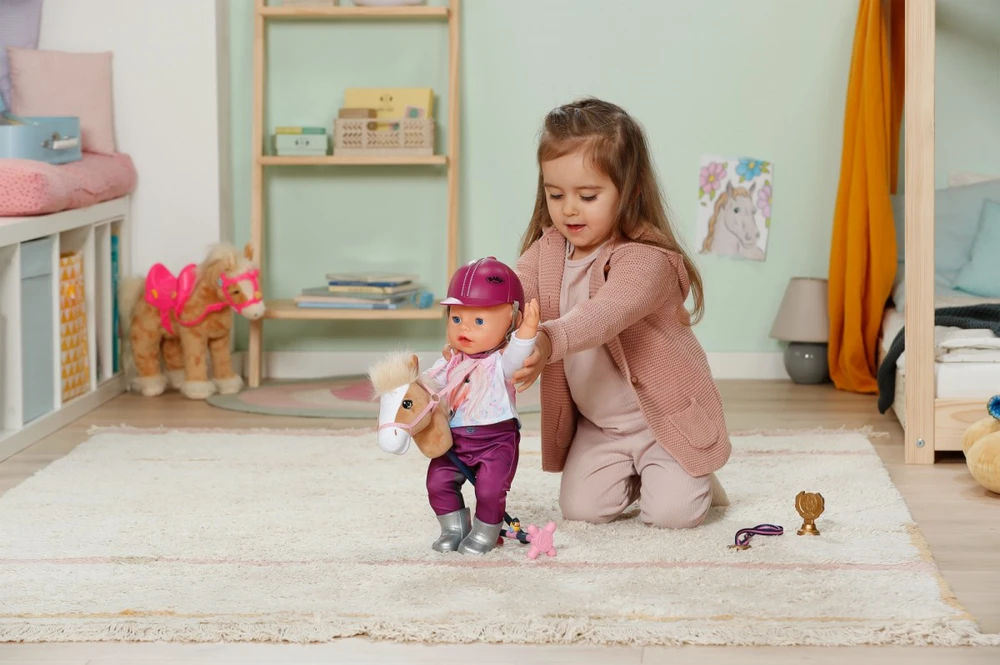 Zapf Rinkinys Lėlių arkliuko rinkinys „Baby Born“ lėlėms, 43 ir 36 cm