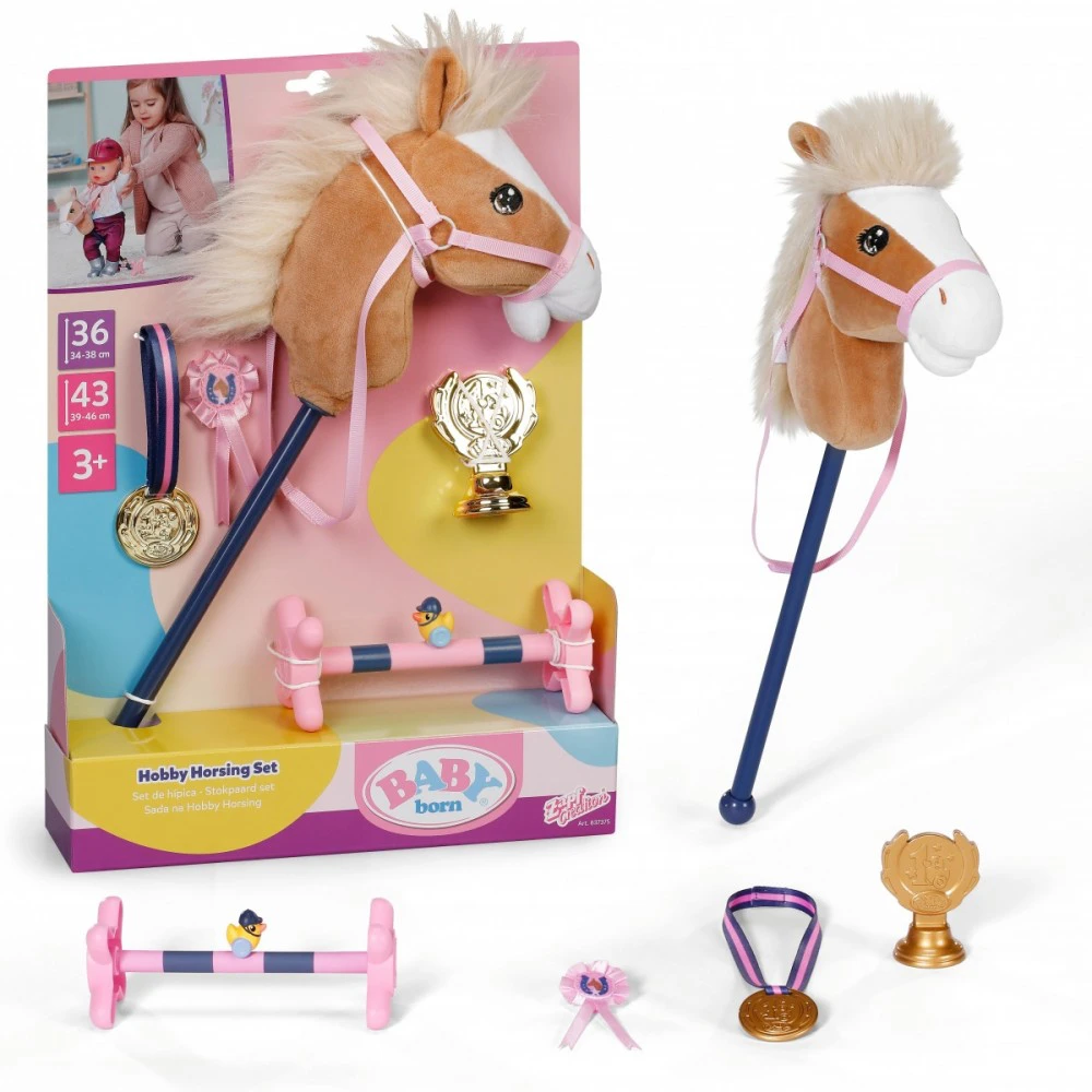 Zapf Rinkinys Lėlių arkliuko rinkinys „Baby Born“ lėlėms, 43 ir 36 cm